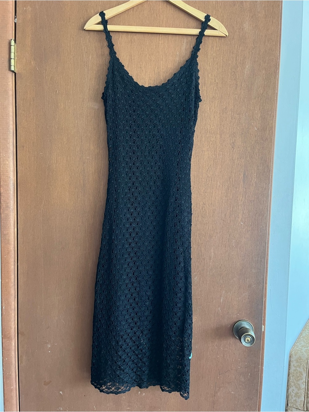 Sue Wong vintage Y2K crochet black floral sequin dress - Picture 5 of 5